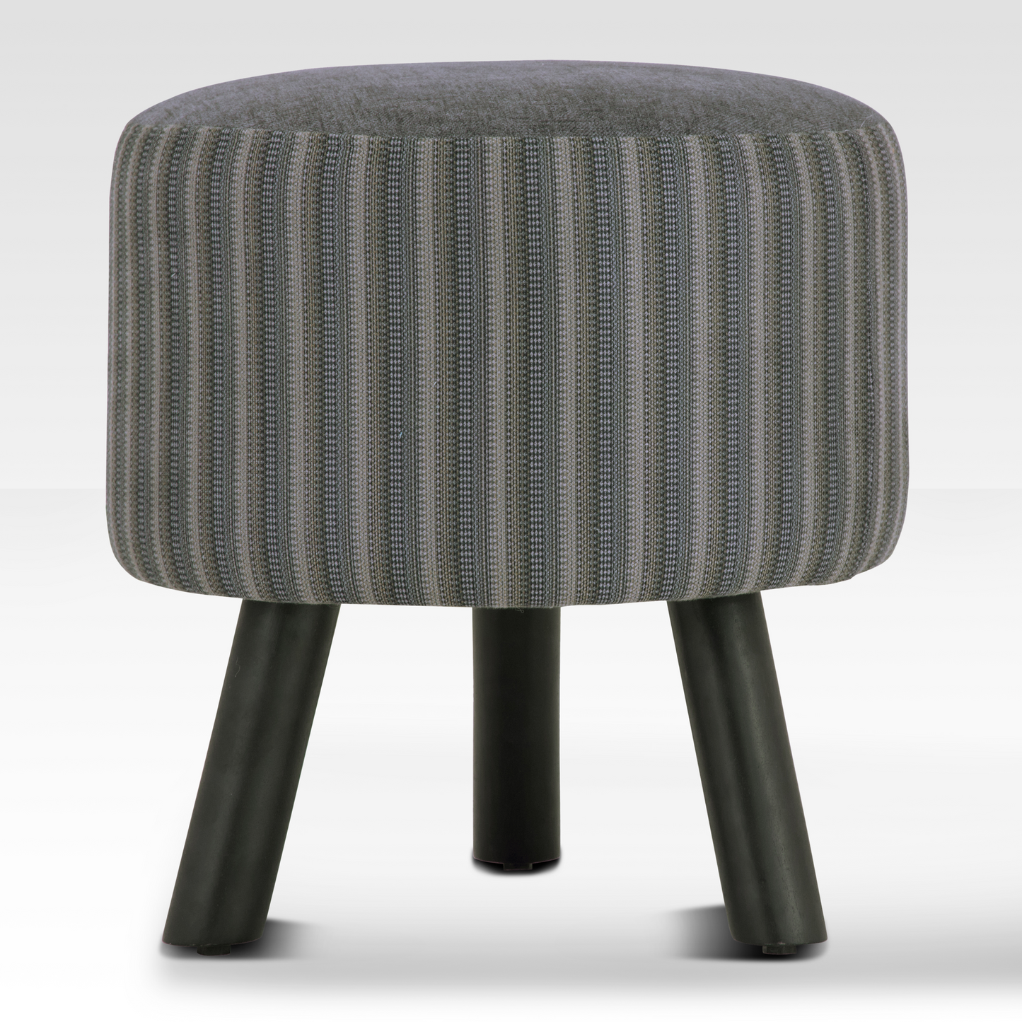 Pebble Ottoman in Charcoal