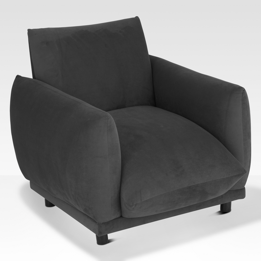 Plum Accent Chair in Midnight