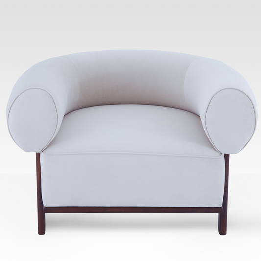 Gala Accent Chair in Ivory