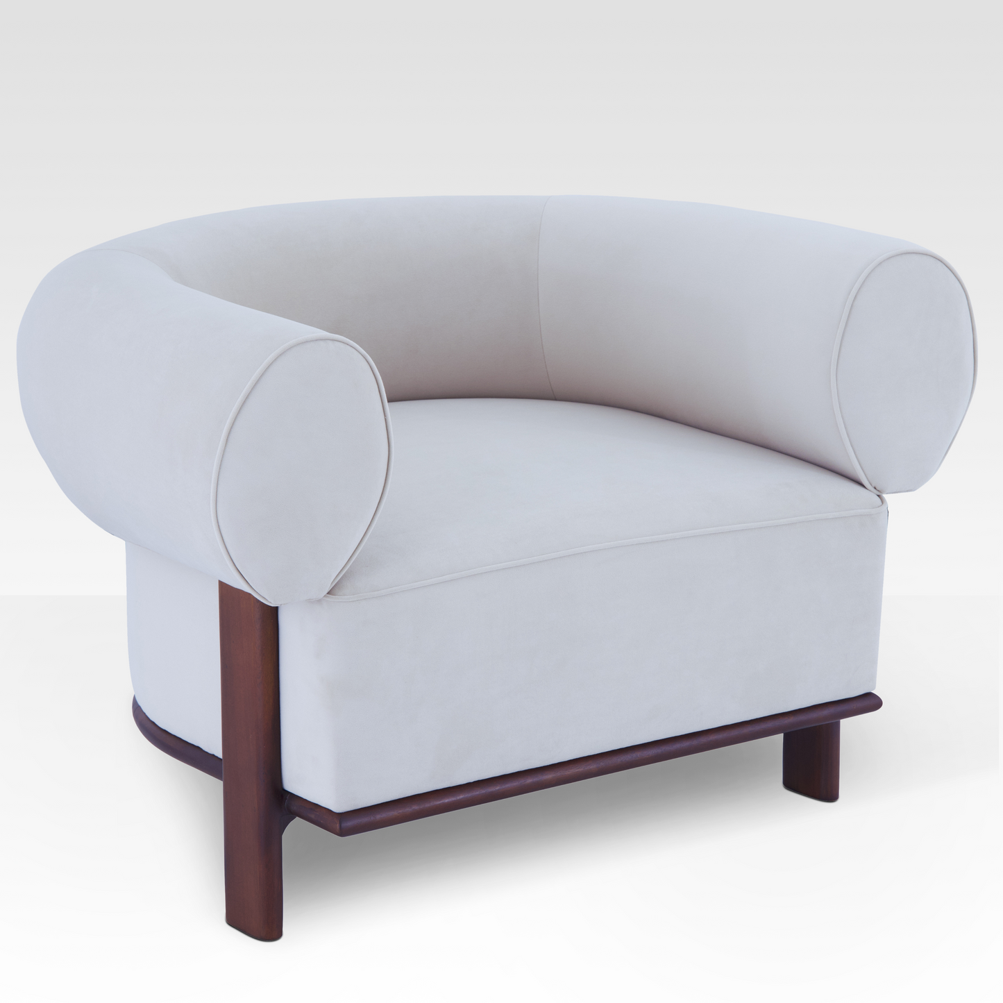 Gala Accent Chair in Ivory