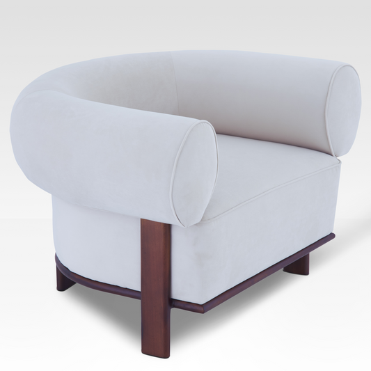 Gala Accent Chair in Ivory