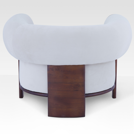 Gala Accent Chair in Ivory