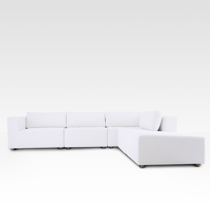 Sage Sectional Sofa in Oat Milk