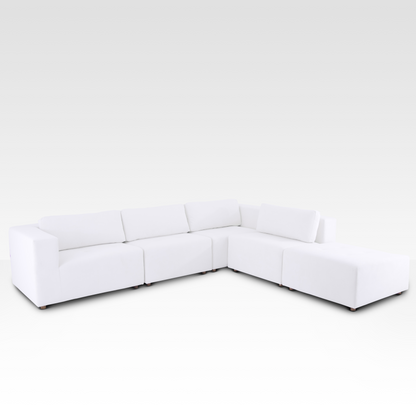 Sage Sectional Sofa in Oat Milk