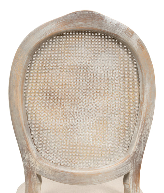 Selene Cane Dining Chair Grey (Set of 2)