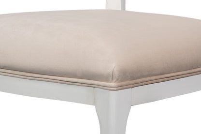 Selene Cane Dining Chair Ivory (Set of 2)