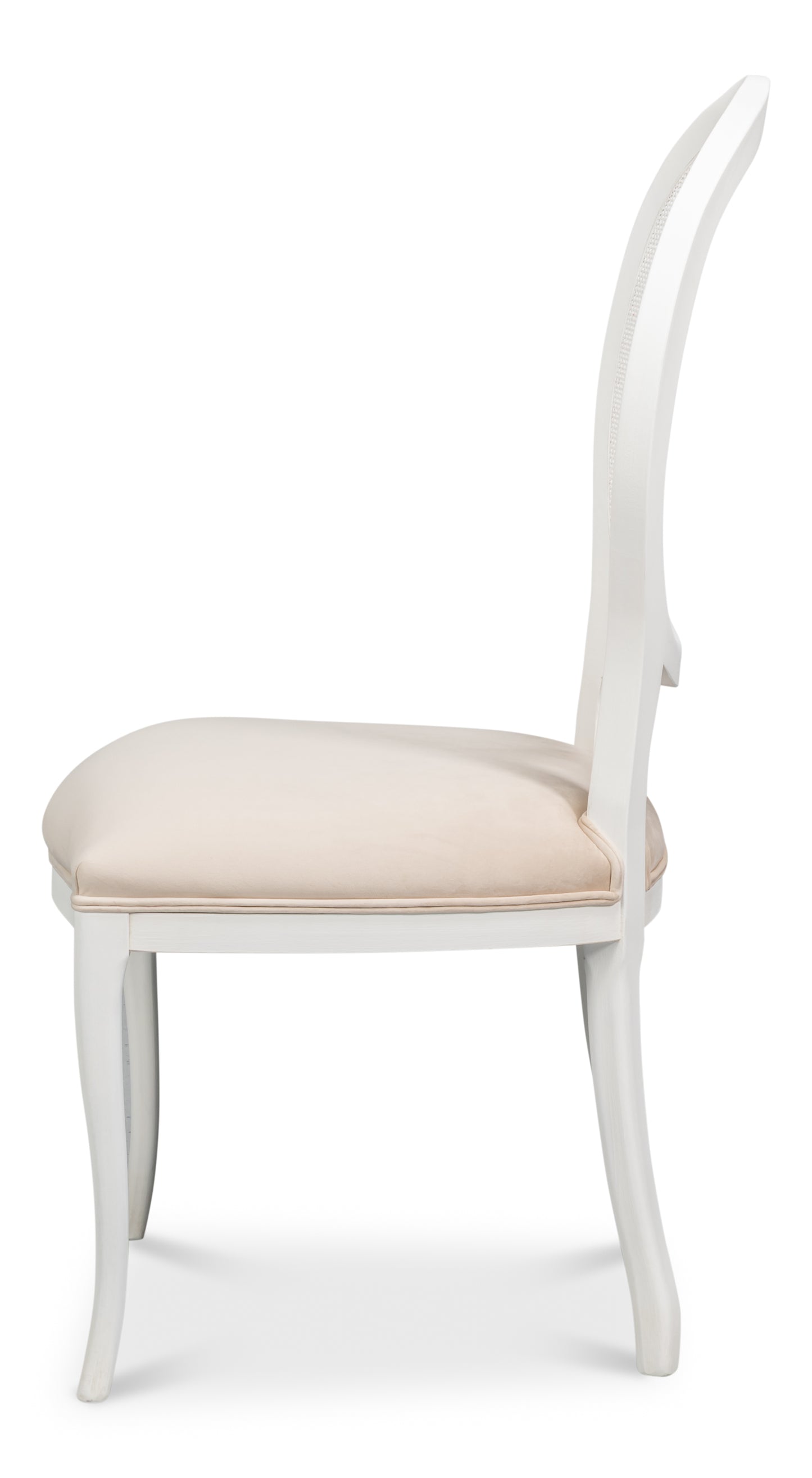 Selene Cane Dining Chair Ivory (Set of 2)