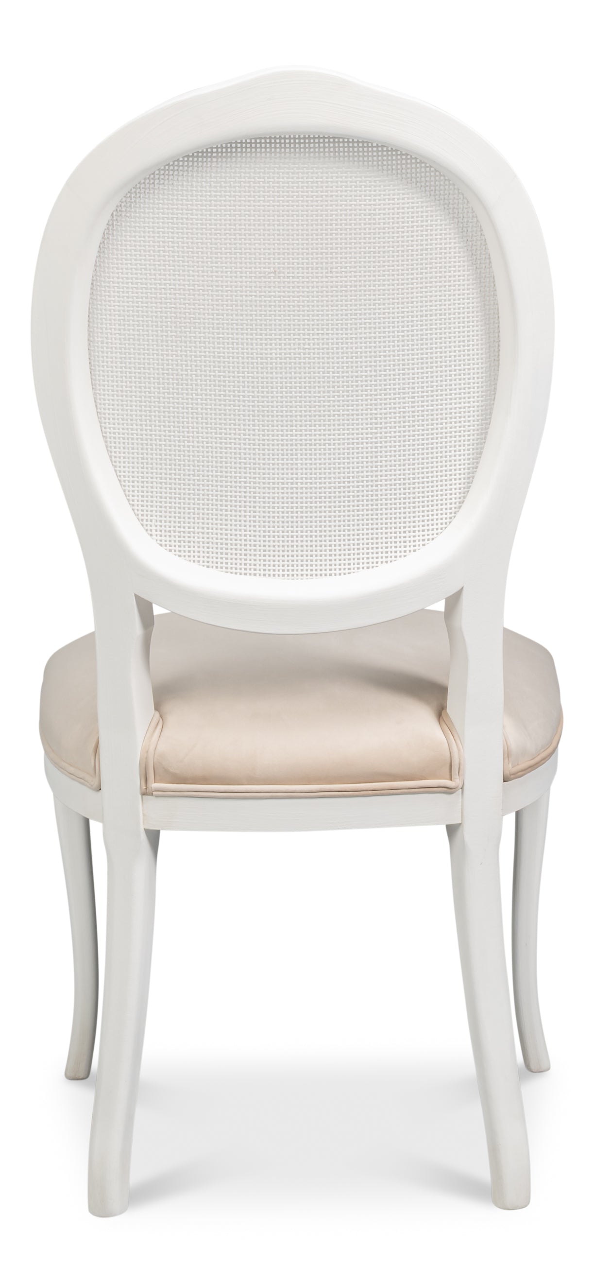 Selene Cane Dining Chair Ivory (Set of 2)