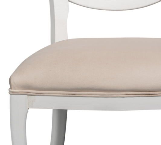 Selene Cane Dining Chair Ivory (Set of 2)