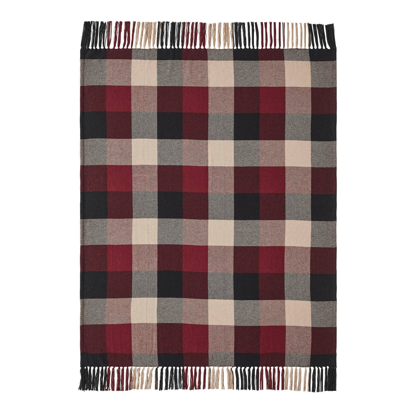 Heritage Farms Primitive Check Woven Throw