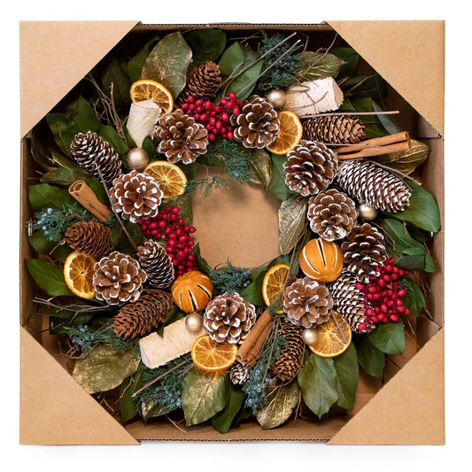 Cinnamon Orange & Pinecone
 Wreath