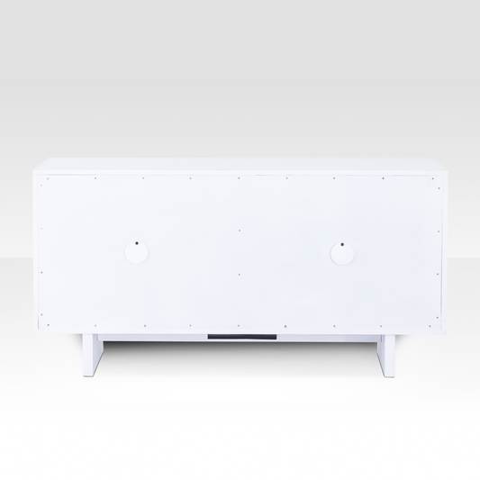 Rear view of the Riva Sideboard showing the high-quality finished back panel suitable for open-concept placement.