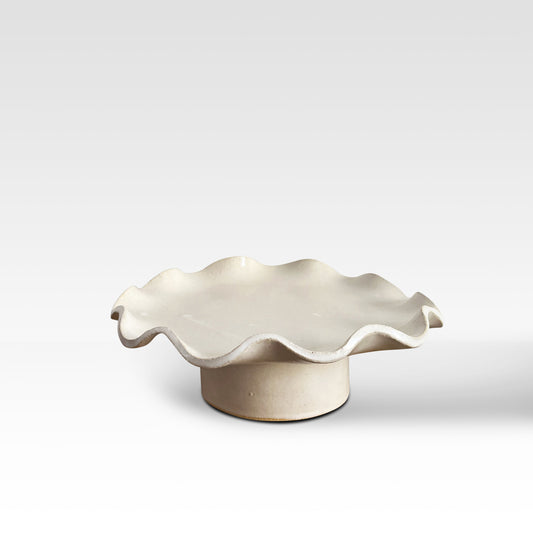 Ruffle Edge Pedestal by Salto